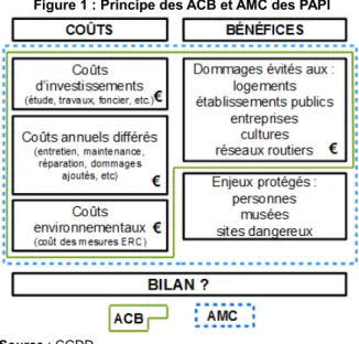 Figure 1 : Principe des ACB et AMC des PAPI