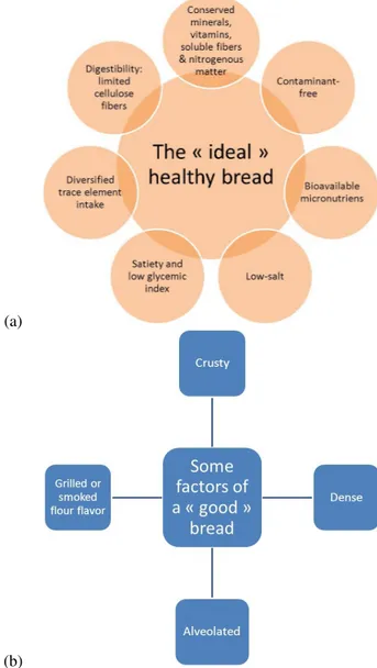 Fig. 9. Nutritional (a) and organoleptic (b) goals