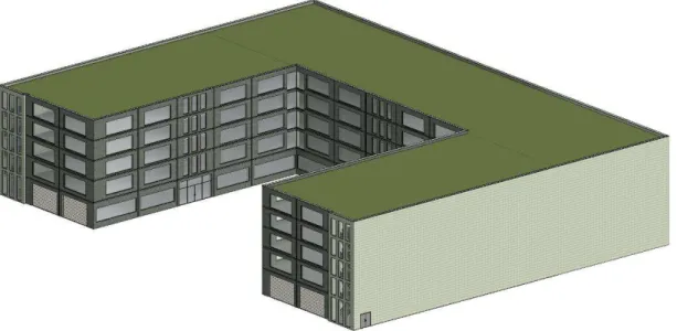 Figure 5.16: Building with re-entrant corner irregularity 
