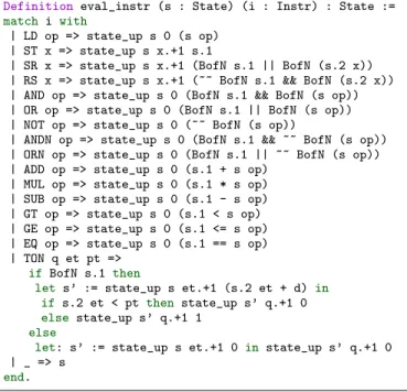 Figure 7. IL Configurations transition function