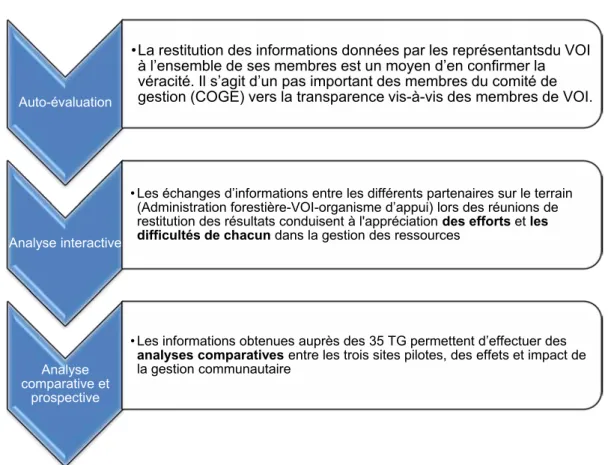 Figure 1 : Les différents niveaux d’analyse dans le SITG 