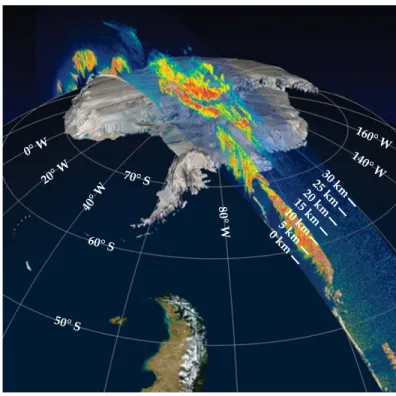 Figure 2. Polar stratospheric clouds (PSCs) are key to the large ozone loss in the Southern Hemisphere