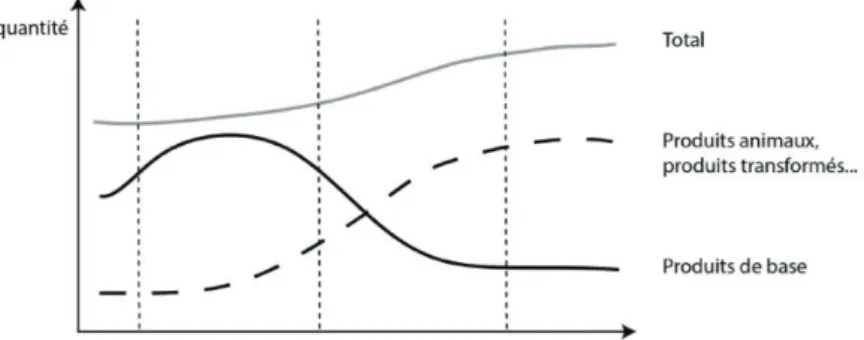 Figure 1. Les étapes de la transition alimentaire 20 . 