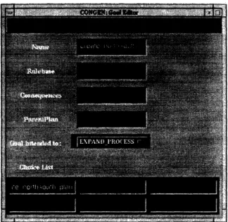 Figure  6-8:  The  create  northsouth  goal  for  the  application.