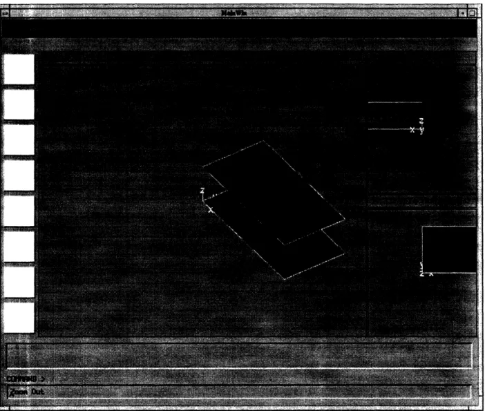 Figure  4-16:  GNOMES  Geometric  Modeler  window  with  top  and  bottom  covers  of  an application.