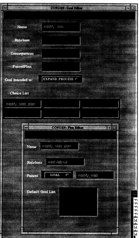 Figure  5-14:  The  technique  of combining  a  dummy  plan  and  a goal  to fire  a  ruleset.