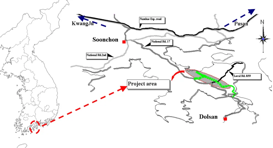 Figure 1. Project area 