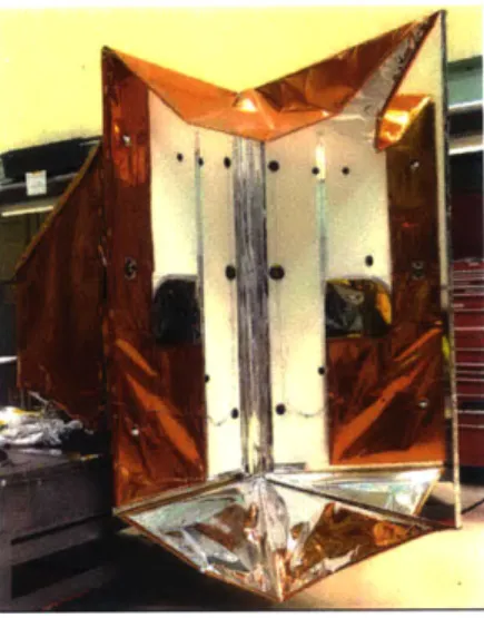 Figure  1-2:  TIRS  instrument  radiatior  with  MLI  covering  ~60%  of  the  surface  area [1]