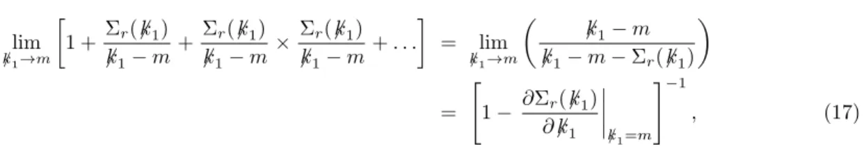 FIG. 2: Renormalization of the fermion propagator in the second order of perturbation theory.
