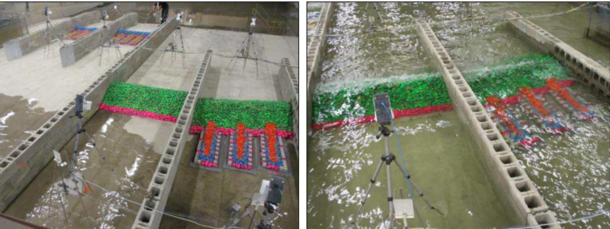 Figure 7. Transmission coefficient versus breakwater freeboard. 