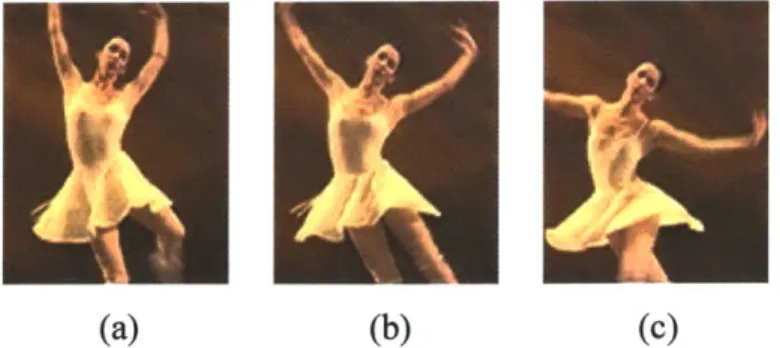 Figure 5-4:  Sequence  of frames which  will  cause three-field  motion detection  to  fail.