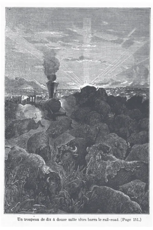 Figure 5. Illustration de Léon Benett extraite de Jules Verne,   Le Tour du monde en quatre-vingts jours, Paris, Éd