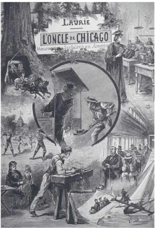 Figure 6. Illustration de Léon Benett, extraite de André Laurie,   L'Oncle de Chicago, Paris, Éd