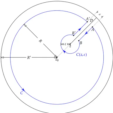 Fig. 8 : Contour en forme de « trou de serrure » Γ 