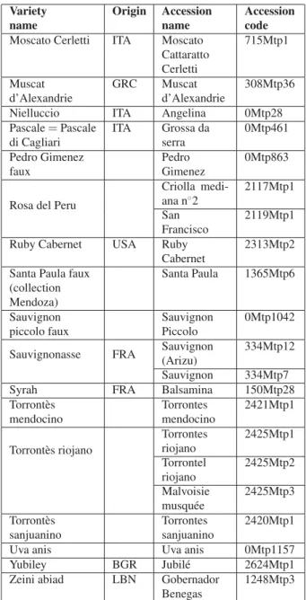 Table 3. Parentage of the varieties selected in South America according to the results obtained by [6–8].