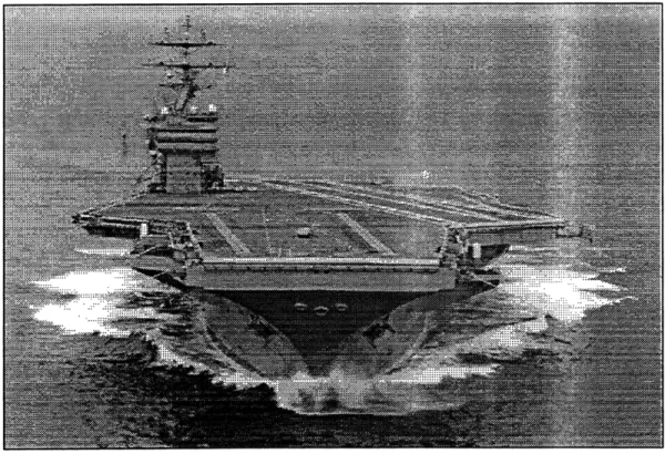 Figure  3-1  - A Nimitz Class  Aircraft Carrier