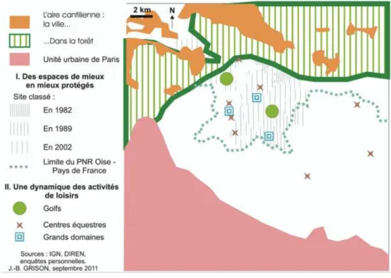 Figure 3. L’influence de l’aire cantilienne : une logique frontale