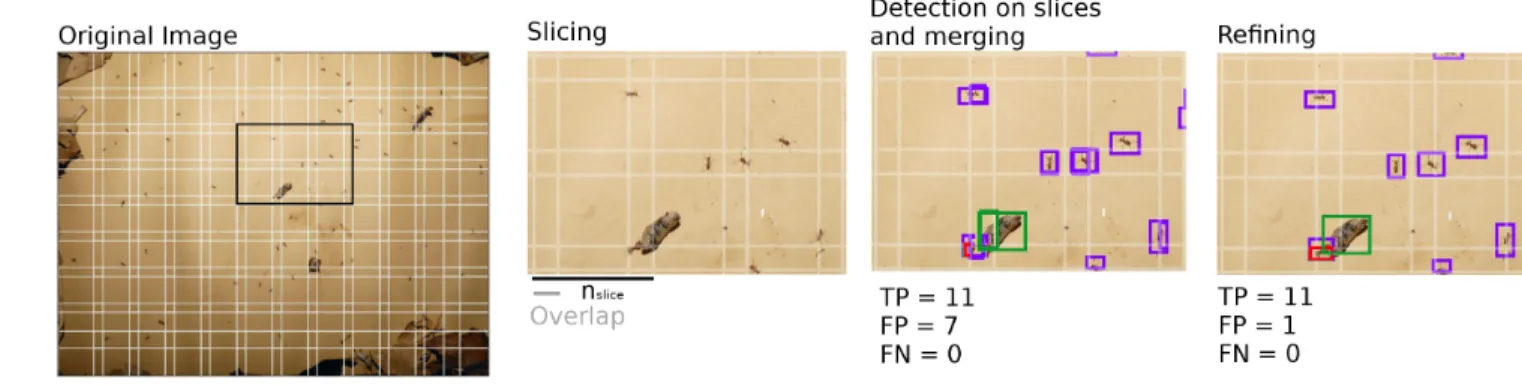 Fig. 4. Illustrated example of pipeline processing on an image from the test dataset.