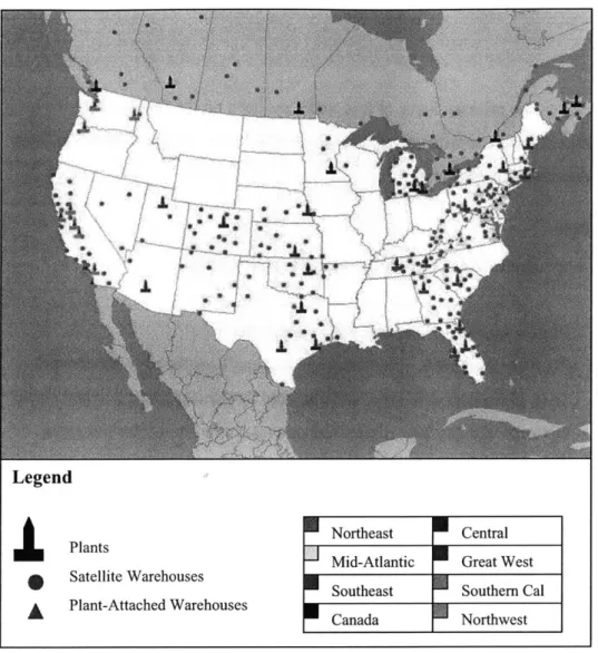 Figure  13:  Pepsi Bottling  Group supply  chain network