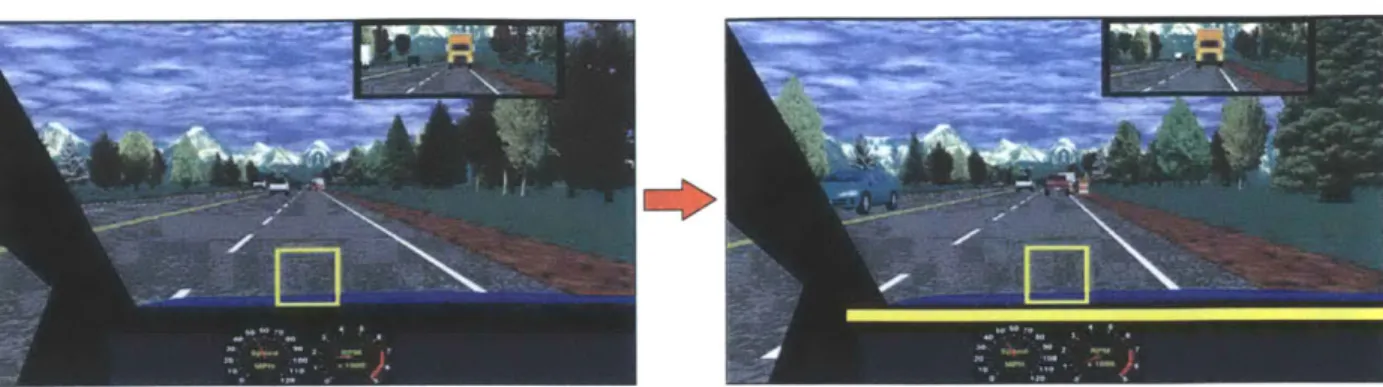 Figure 3-3:  The Early  Non-Directional  system  configuration  with (right) and without the late alert.