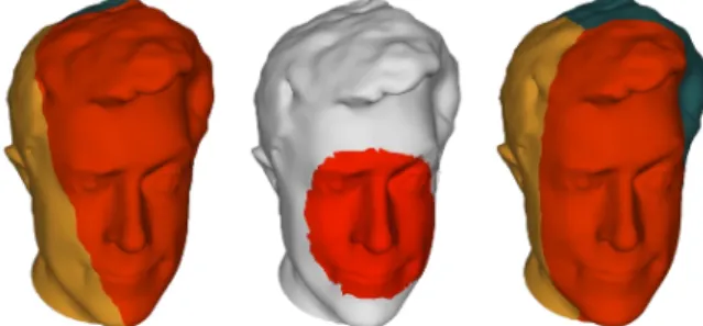 Figure 6: Our algorithm optionally supports user interac- interac-tion. The user might not be satisfied with the initial  segmen-tation (left)