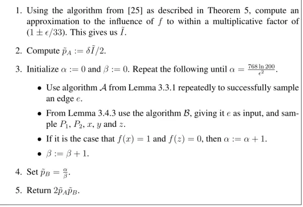 Figure 3-5: Algorithm for estimating noise sensitivity (restated).