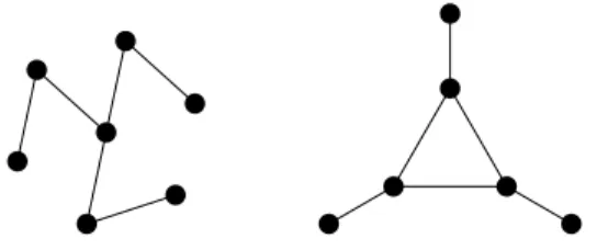 Figure 4. The subdivided 3-star R 3 , and the net graph.