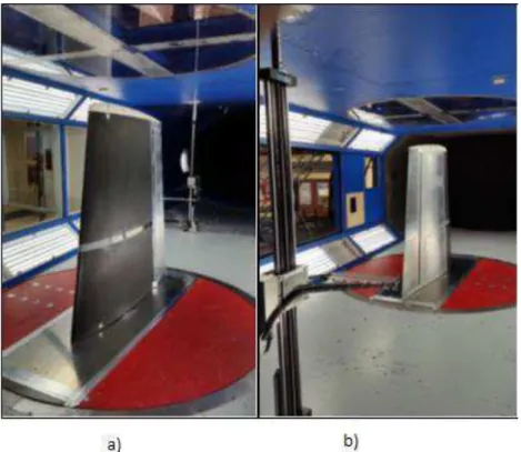 Figure 6. MDO 505 wing model setup in the wind tunnel test section