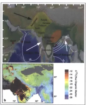 Figure  1.  (a)  Physiographic  map  of the  Indian  peninsula and  adjacent  ocean  regions
