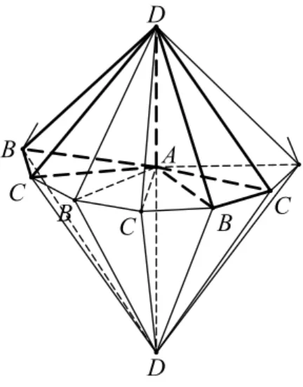 Figure 9. A chain of two tetrahedra in a lens space.