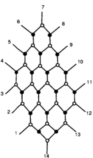 Figure  1-14:  The  4  x  3  honeycomb.