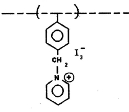 Figure 9  The Chemical  Structure of Poly-Benzyl  Pyridinium  Tri-Iodide