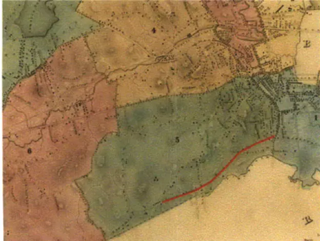 Fig.  1.11. Map  of the Town of Roxbury, 1843.