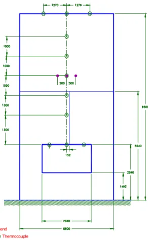 Figure 1. Test facility (front view).
