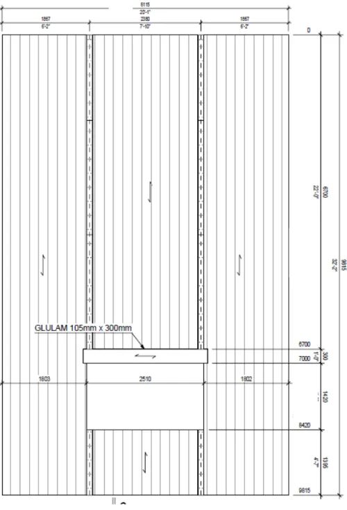 Figure 6. CLT construction detail.