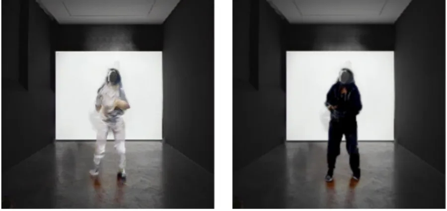 Figure 6 Generative  Adversarial Networks  (GANs) generated by  the author, adding to the  discourse of deepfakes.