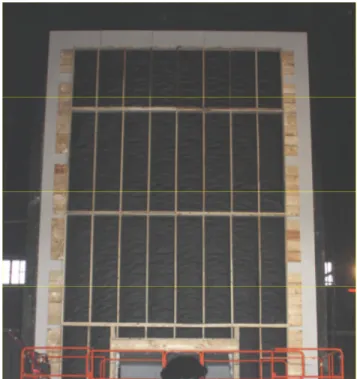 Figure 4. Wall System Under Construction.