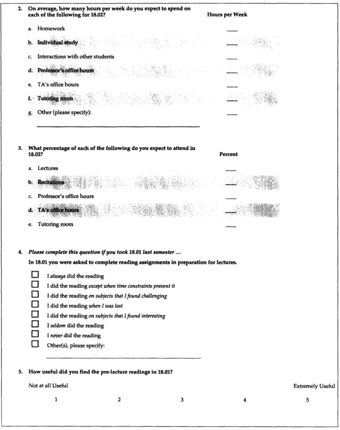 Figure  A-2:  Pre-Class  Survey,  page  2