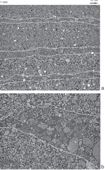 Fig. 7. Cropped views of sample K02-9 scanned at ESRF ID19. The resolution is 15 μm/