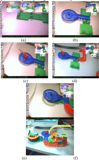 Figure 9 Examples of monitor-based “Fun Train” assembly. 