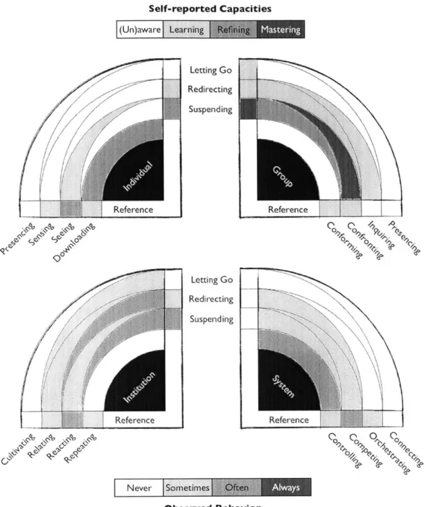 Figure 3 Example  visualization for all  for levels:  Individual,  group,  institution  and  system
