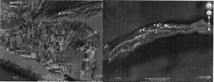 Figure  4:  Satellite  images of the Island of Roatin