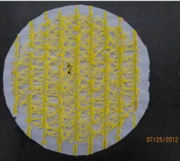 Figure 3 – Open matrix Nylon mesh bonded to nonwoven sheathing membrane