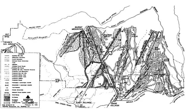 Figure  4-4  - Snowmass  Ski  Area  with  1991  proposed  expansion Source: Snowmass Ski Area FEIS