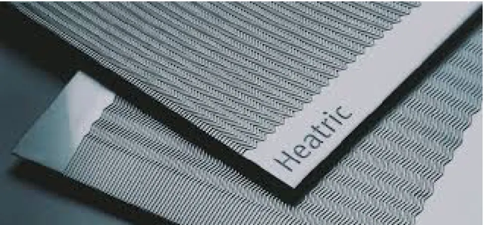 Figure 2-2: Plates of a PCHE from Heatric TM [12]