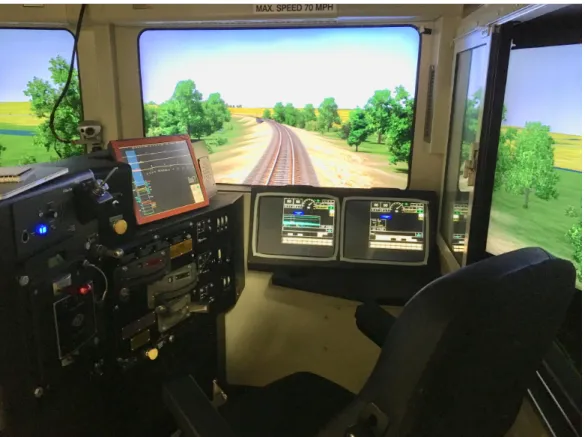 Figure 4-1: The right side of the Cab Technology Integration Laboratory, where the engineer typically sits