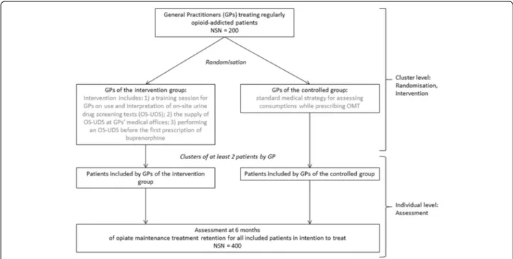 Fig. 1 Design of the ESUB-MG pragmatic randomized controlled trial