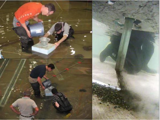 Figure 3. Example of fallpipe construction method for rock berms. 