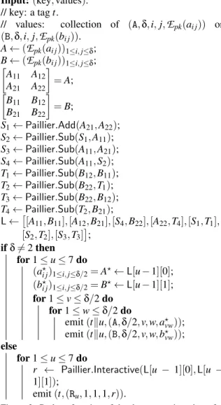 Figure 3: Reduce function of the deconstruction phase for S2M3.