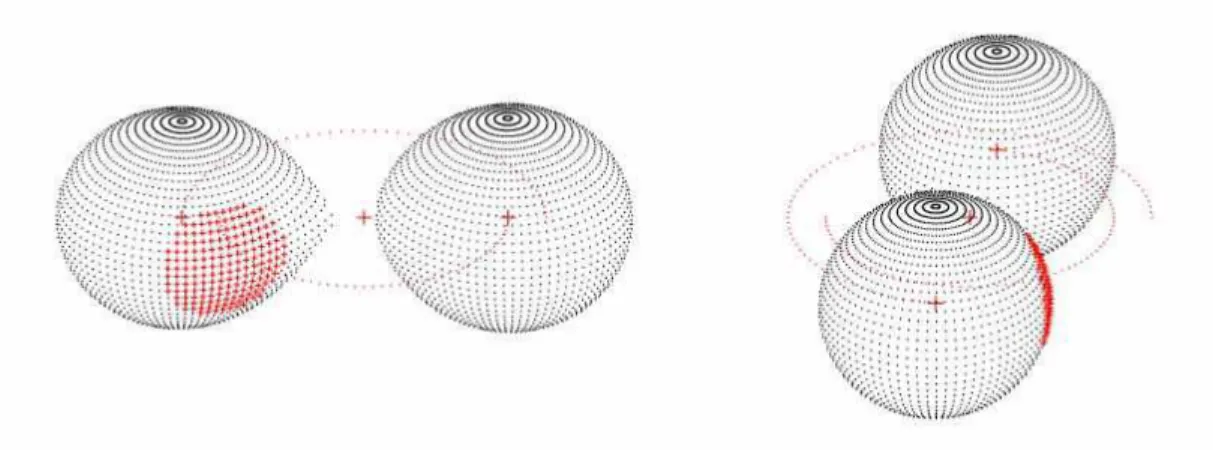 Figure 4. Binary Maker 3 representation of the system – at phases 0.75 and 0.97.